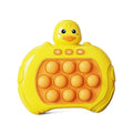 Yellow Duckling Fast Push Game Console - Soft Pop It Fidget Toy for Stress Relief & Kids Education - Yooyotoys